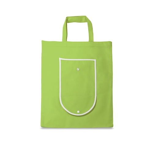 ARLON. Skládací taška z netkané textilie (80 g/m²), světle zelená