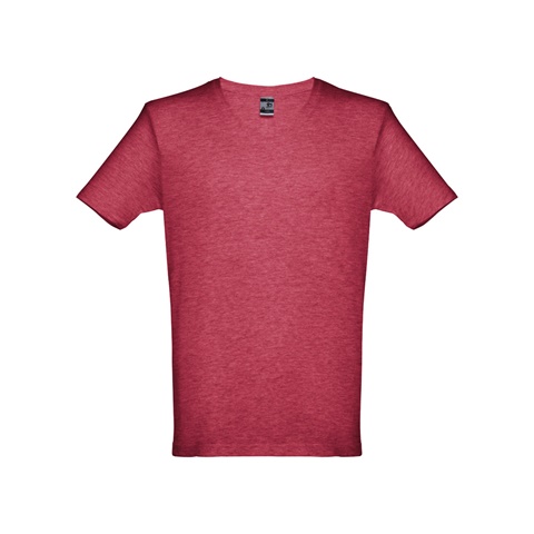 ATHENS. Pánské tričko, červený melír, L