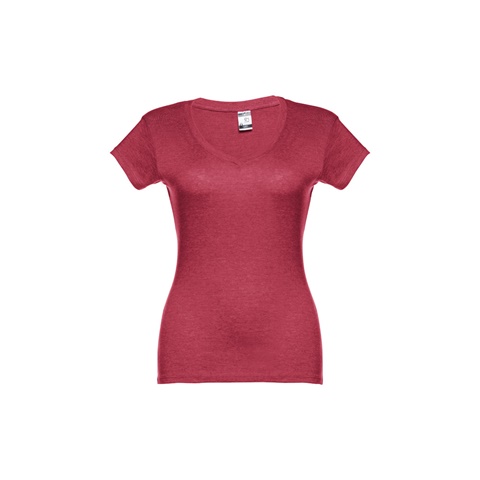 ATHENS WOMEN. Dámské tričko, červený melír, L