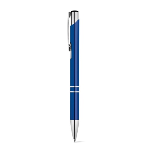 BETA. Hliníkové kuličkové pero s klipem, královská modrá