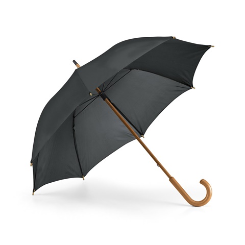 BETSEY. 190T polyesterový deštník, černá