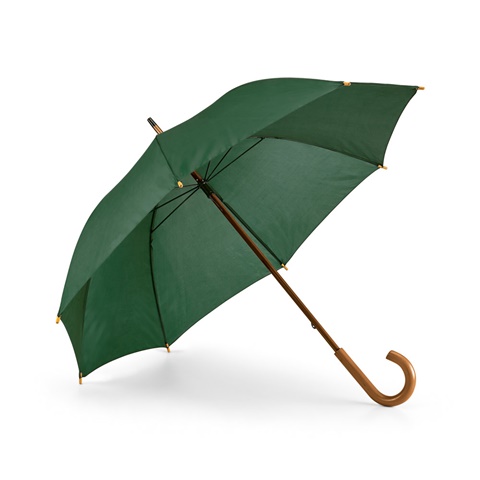 BETSEY. 190T polyesterový deštník, tmavě zelená