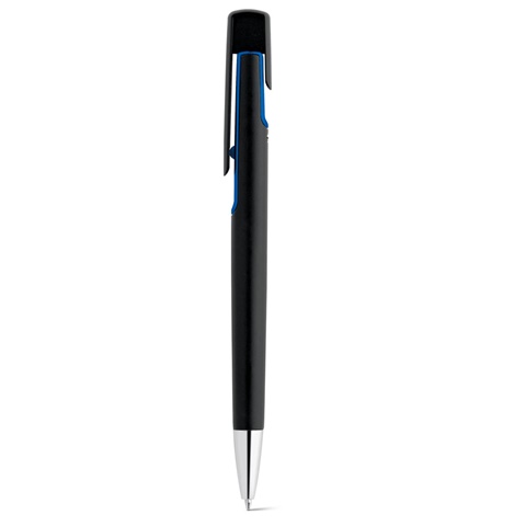 BRIGT. Kuličkové pero s kovovým povrchem, královská modrá