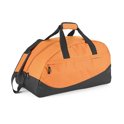 BUSAN. Sportovní taška z materiálu 600D, oranžová