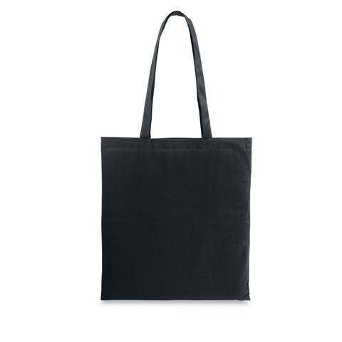 CAIRO. Nákupní taška z recyklované bavlny (180 g/m²), černá