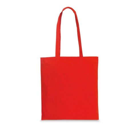 CARACAS. Taška ze 100% bavlny (140 g/m²), červená
