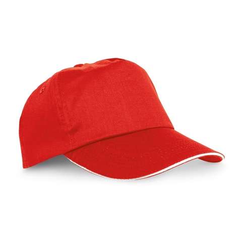 CLAIRE. Polyesterová čepice, červená