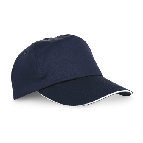 CLAIRE. Polyesterová čepice, námořnická modrá