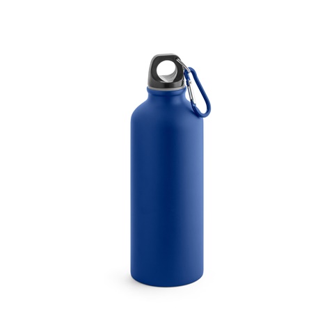COLLINA. Hliníková láhev s karabinou 540 ml, námořnická modrá