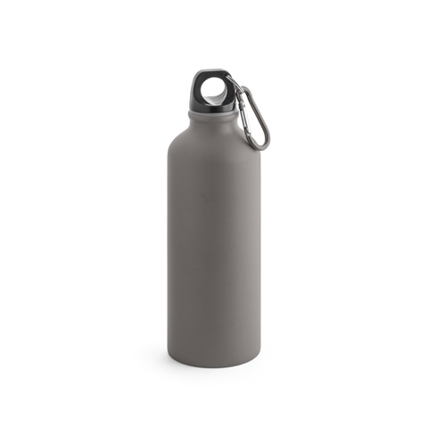 COLLINA. Hliníková láhev s karabinou 540 ml, tmavě šedá