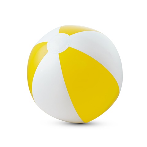 CRUISE. Nafukovací plážový míč, žlutá