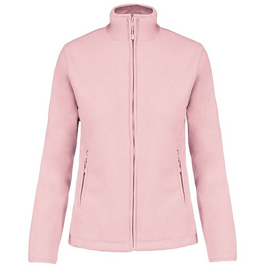 Dámská mikrofleecová mikina Kariban fleece jacket women, světle růžová, S