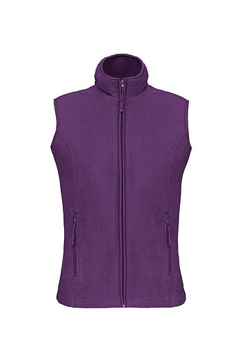 Dámská mikrofleecová vesta Kariban fleece vest women, fialová, vel. XS