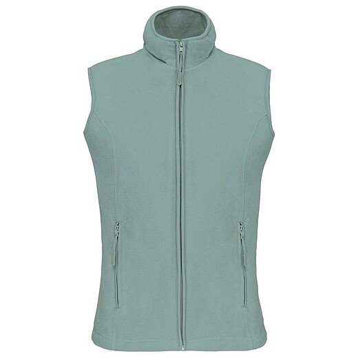 Dámská mikrofleecová vesta Kariban fleece vest women, mátová, vel. XS