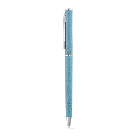 DEVIN. Kuličkové pero s vlákny z pšeničné slámy a ABS, světle modrá