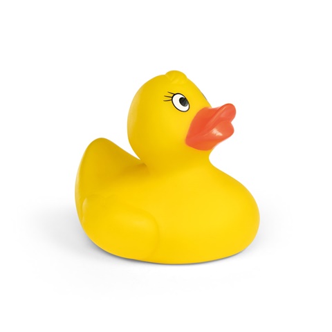 DUCK. Žlutá kačenka z PVC, žlutá