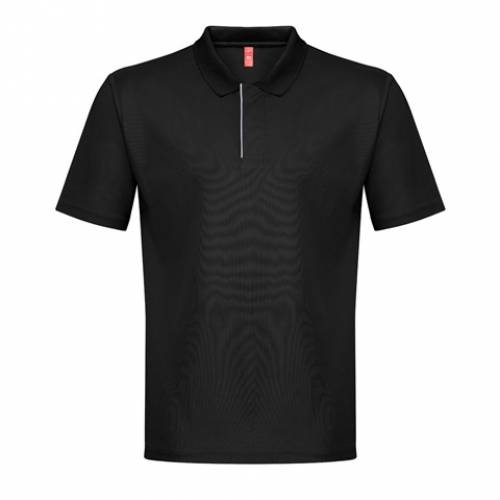 DYNAMIC. Polo tričko pro muže s technickými vlastnostmi, černá, 3XL