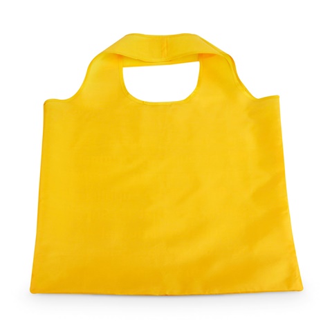 FOLA. Skládací taška z polyesteru 190T, žlutá