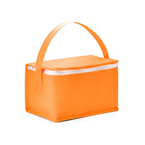 IZMIR. Chladicí taška 3 l z netkané textilie (80 g/m²), oranžová