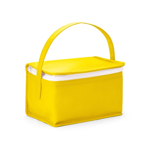 IZMIR. Chladicí taška 3 l z netkané textilie (80 g/m²), žlutá