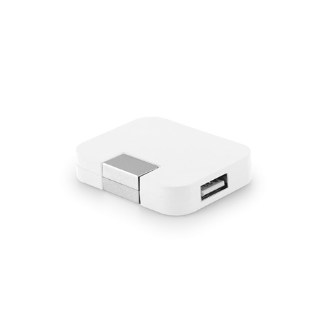 JANNES. Rozbočovač USB 2'0 se 4 porty, bílá