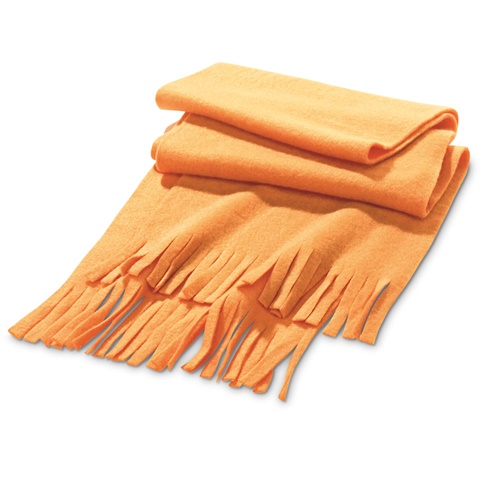 JASON. Šála polar fleece (200 g/m²), oranžová