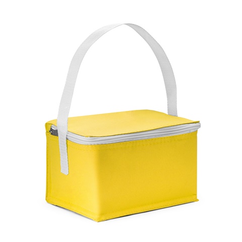 JEDDAH. Chladicí taška 3 L z materiálu 600D, žlutá