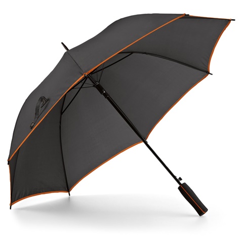 JENNA. Polyesterový deštník 190T s automatickým otevíráním, oranžová