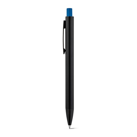 JOAN. Hliníkové kuličkové pero s matným povrchem, královská modrá