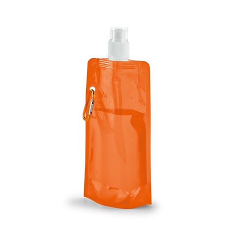 KWILL. 460 ml PE skládací láhev, oranžová