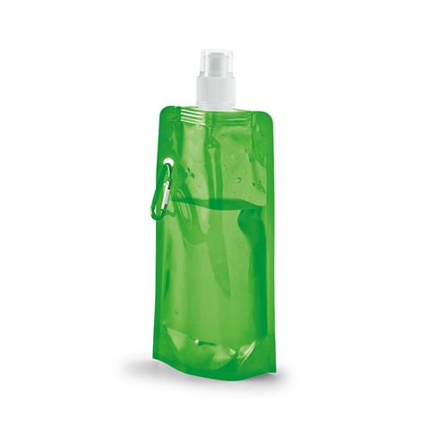 KWILL. 460 ml PE skládací láhev, zelená