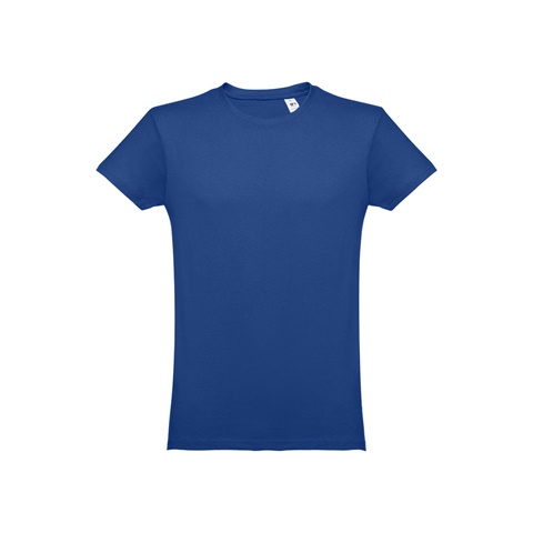 LUANDA. Pánské tričko tubulárního bavlněného formátu, královská modrá, L