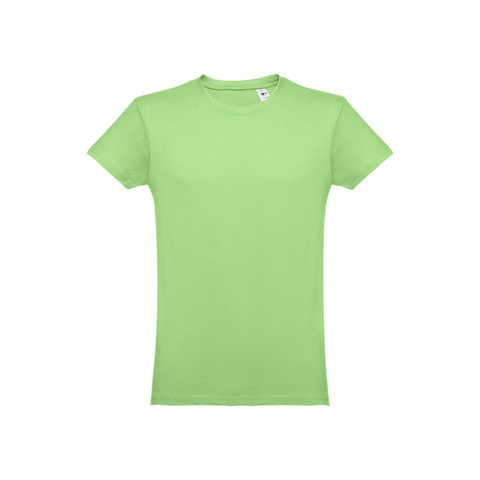 LUANDA. Pánské tričko tubulárního bavlněného formátu, světle zelená, L