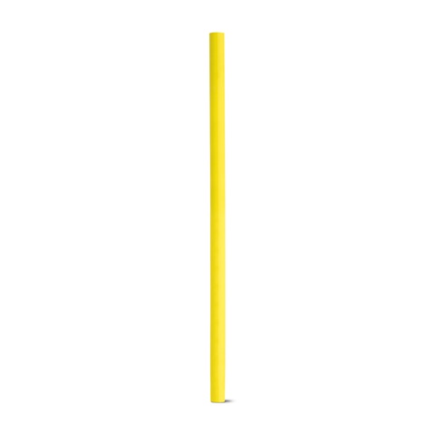 LUCIAN. Dřevěná fluorescenční tužka, žlutá