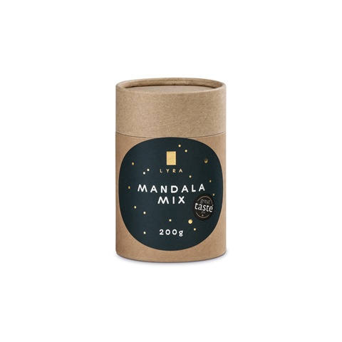 MANDALA CHOCO. Ručně vyráběná čokoláda 200 g, vícebarevná