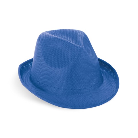 MANOLO. PP klobouk, královská modrá