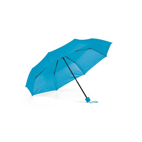 MARIA. Skládací deštník z polyesteru 190T, světle modrá