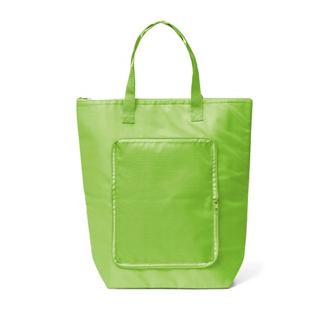 MAYFAIR. Skládací chladicí taška z materiálu 210D, světle zelená