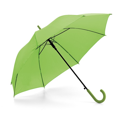 MICHAEL. Polyesterový deštník 190T s automatickým otevíráním, světle zelená