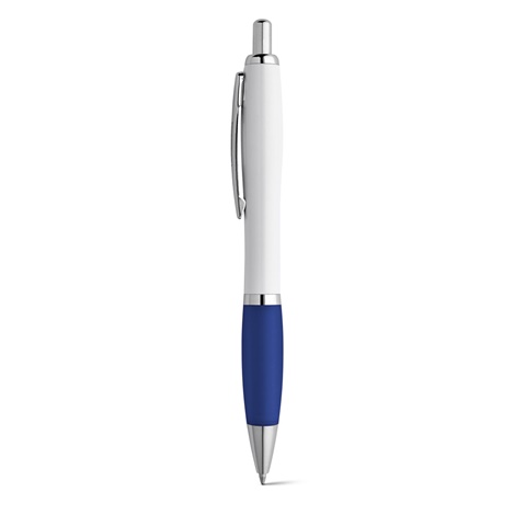 MOVE BK. Kuličkové pero s klipem a kovovými bankovkami, modrá