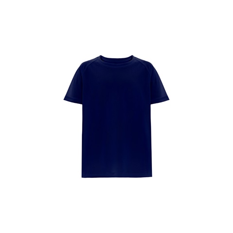 MOVE KIDS. Technické polyesterové tričko s krátkým rukávem pro děti, námořnická modrá, 10