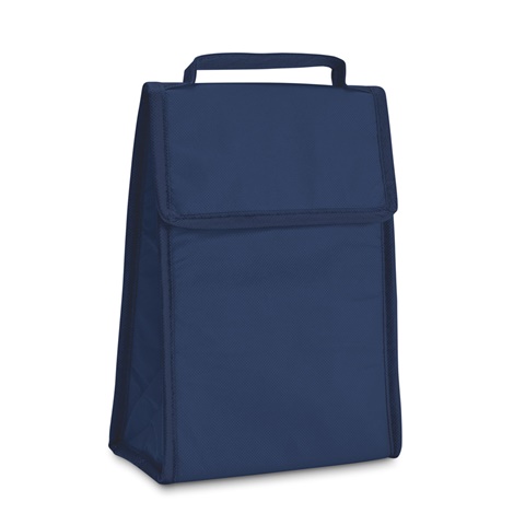 OSAKA. Skládací chladicí taška 2 l z netkaného materiálu (80 g/m²), modrá