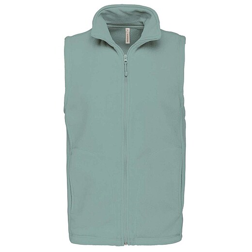 Pánská mikrofleecová vesta Kariban fleece vest men, mátová, vel. S