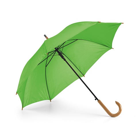 PATTI. Polyesterový deštník 190T s automatickým otevíráním, světle zelená