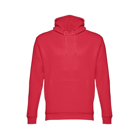 PHOENIX. Mikina (unisex) s kapucí z bavlny a polyesteru, červená, L