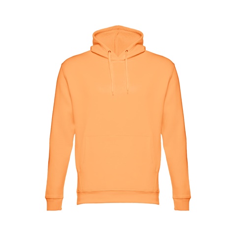 PHOENIX. Mikina (unisex) s kapucí z bavlny a polyesteru, korálově oranžová, L