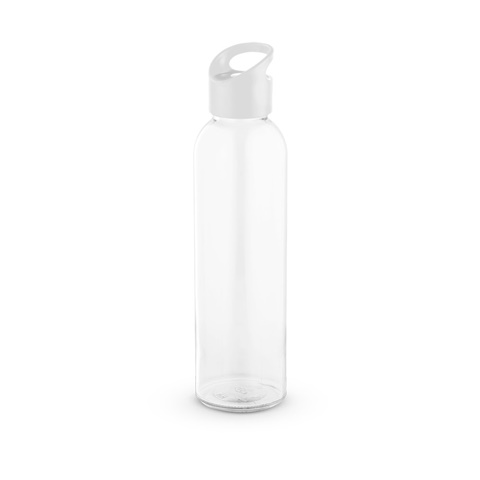 PORTIS GLASS. Skleněná láhev s PP uzávěrem 500 ml, bílá