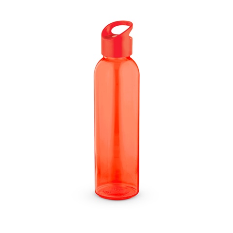 PORTIS GLASS. Skleněná láhev s PP uzávěrem 500 ml, červená