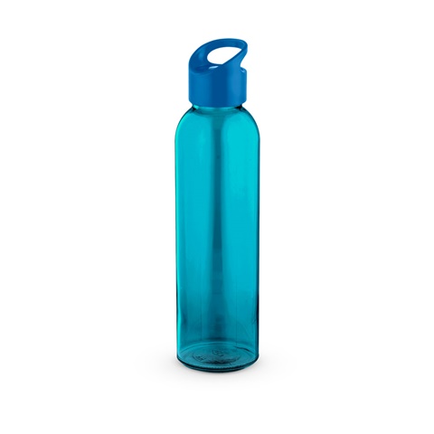 PORTIS GLASS. Skleněná láhev s PP uzávěrem 500 ml, královská modrá