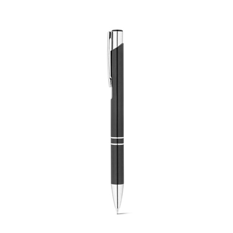 RE-BETA. Kuličkové pero z 100% recyklovaného hliníku, černá